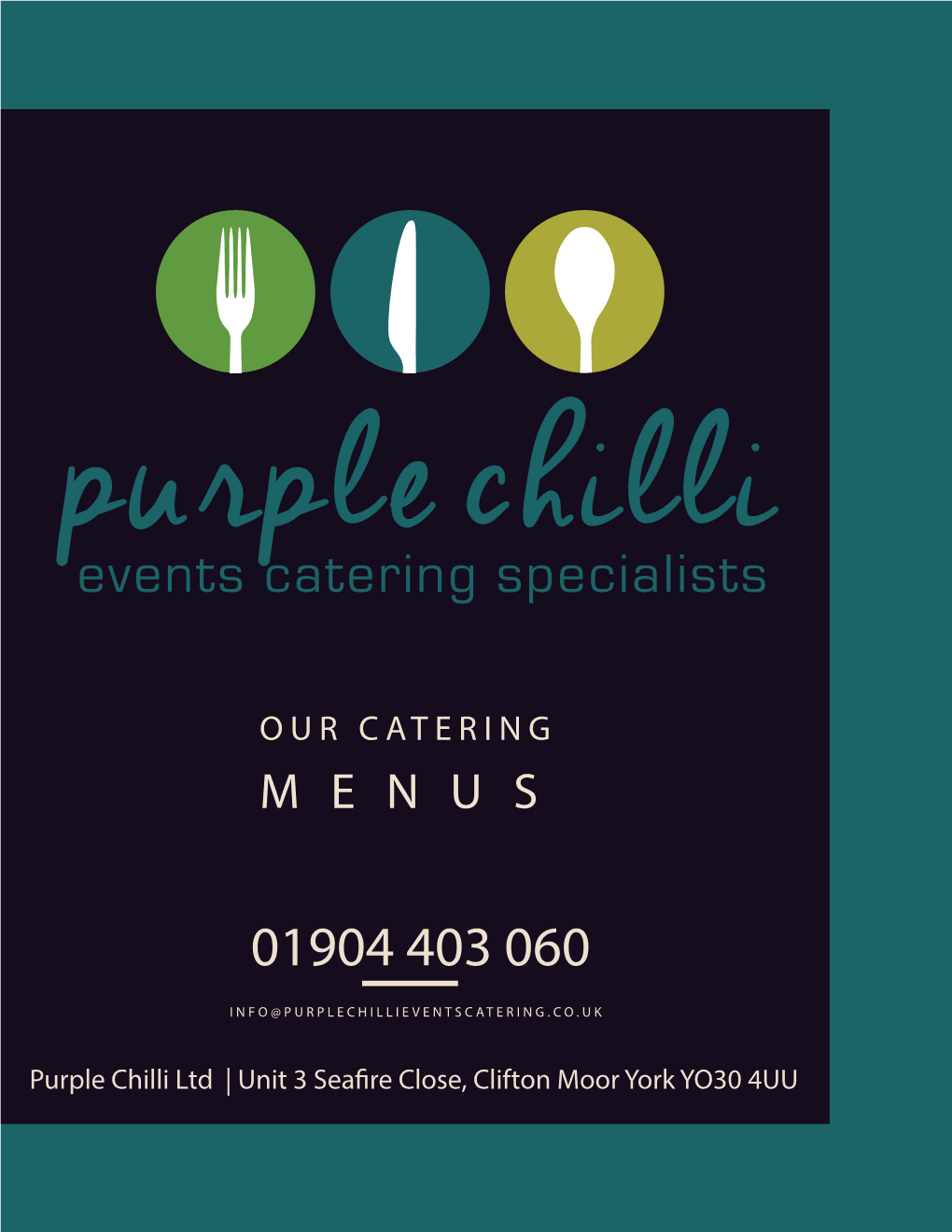 01904 403 060 Events Catering Specialists