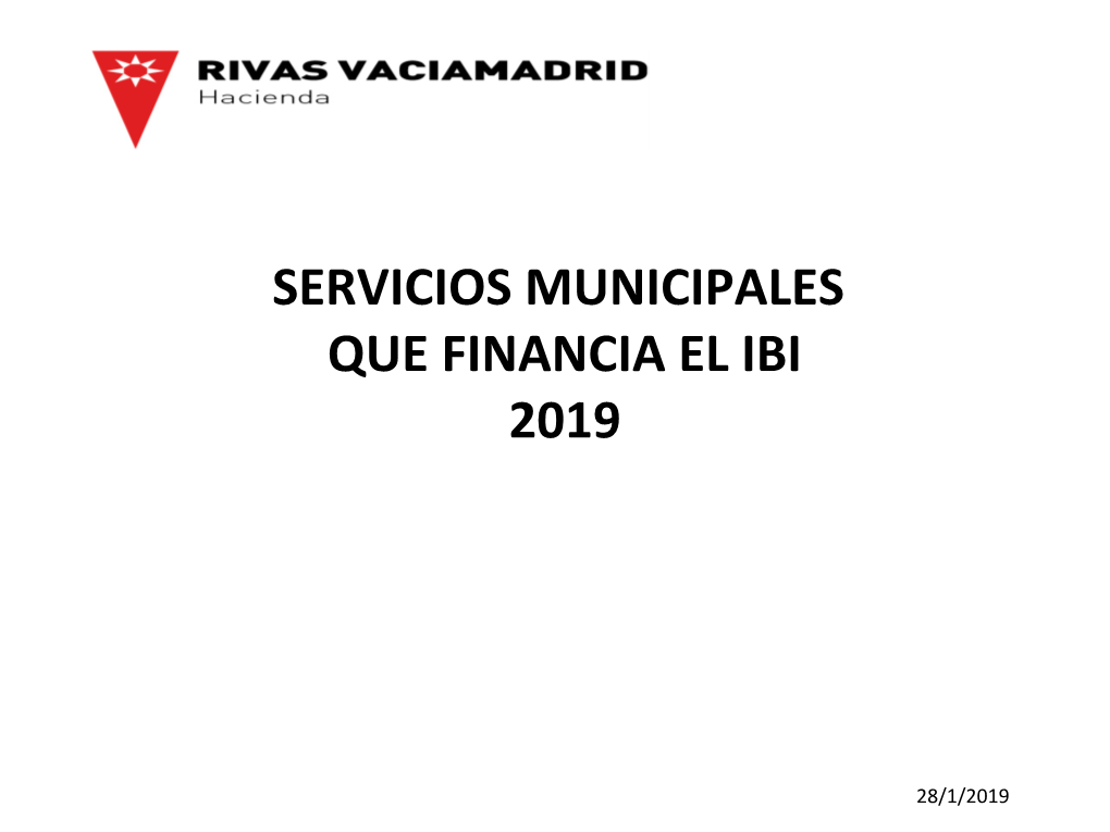 Servicios Municipales Que Financia El Ibi 2019