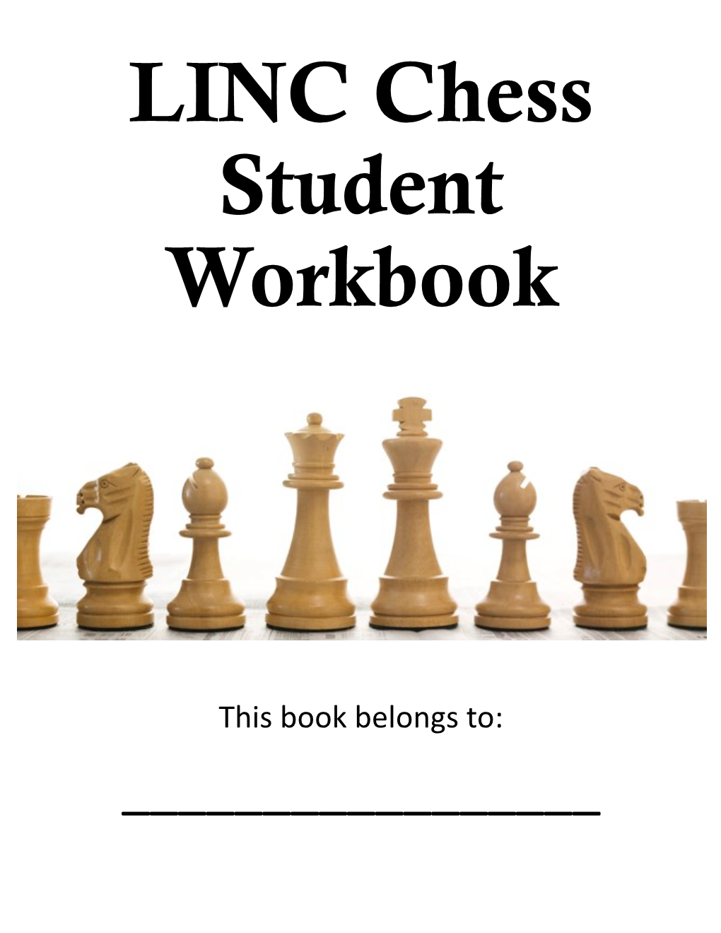 LINC Chess Student Workbook