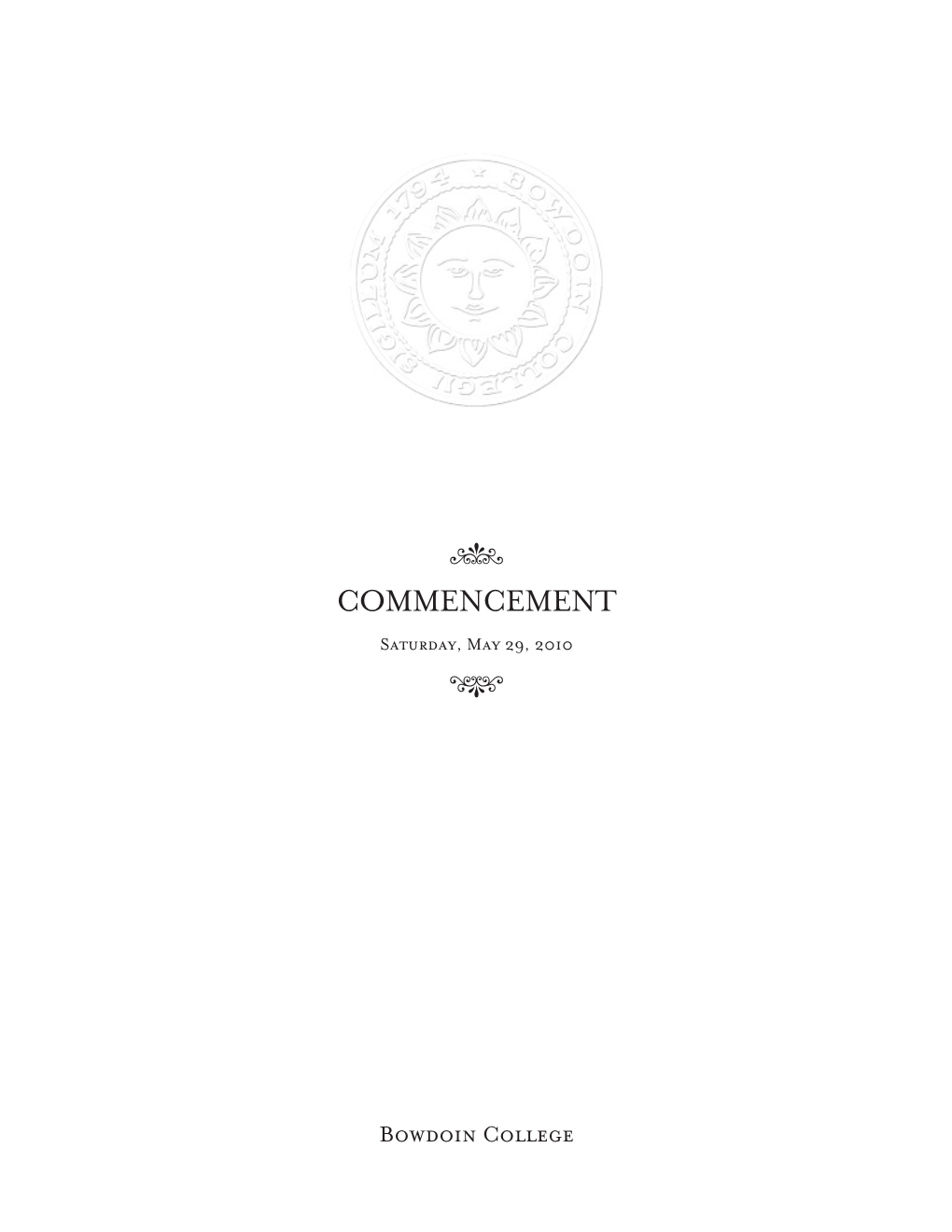 Commencement 2010