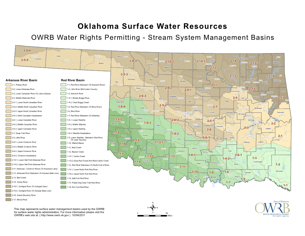 OWRB Stream System Management