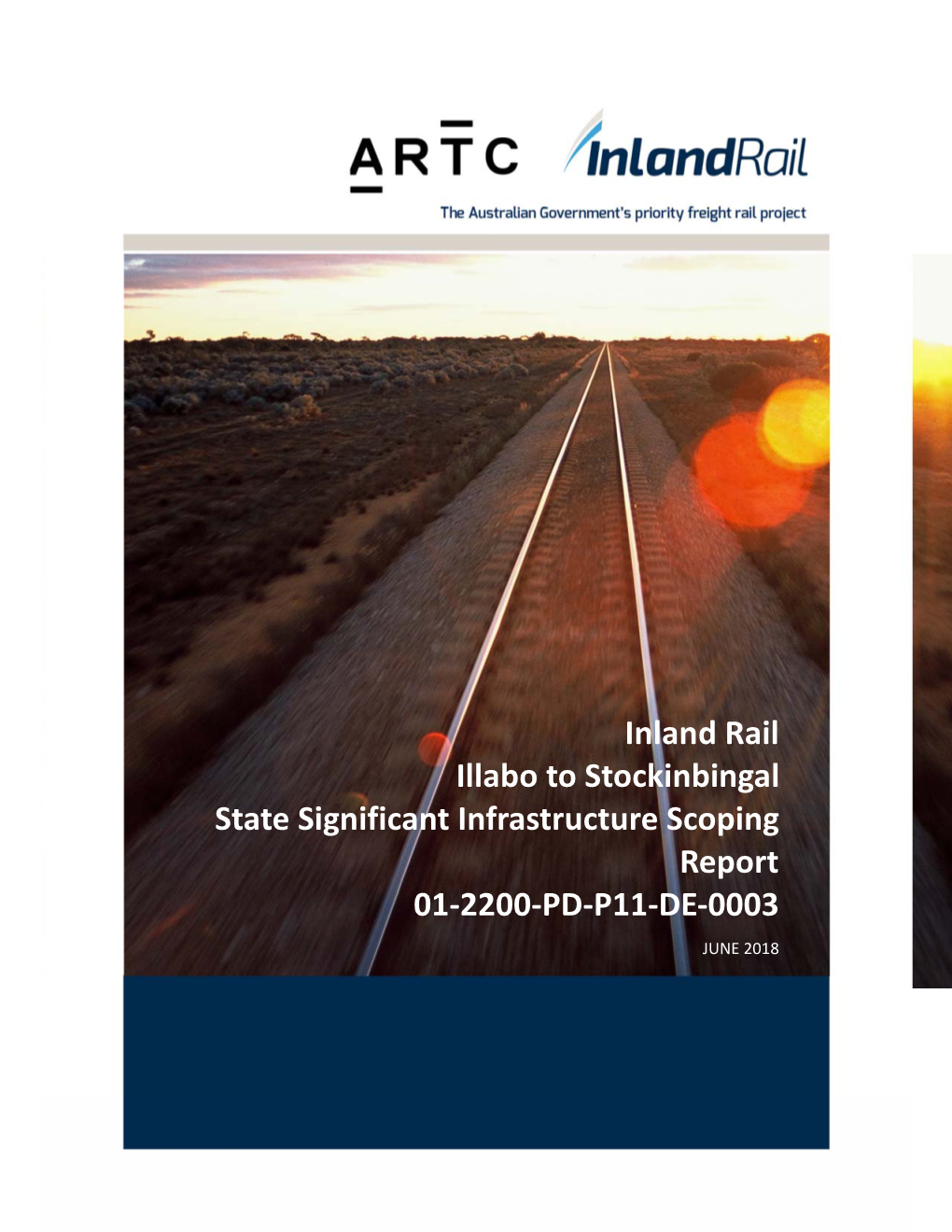 Inland Rail Illabo to Stockinbingal State Significant Infrastructure Scoping Report 01-2200-PD-P11-DE-0003 JUNE 2018