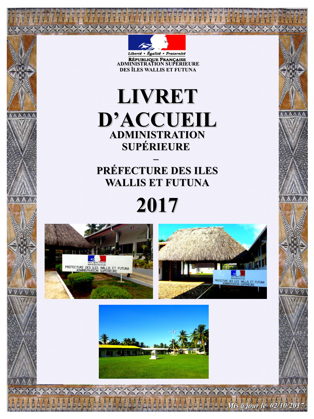 Livret D'accueil 2017