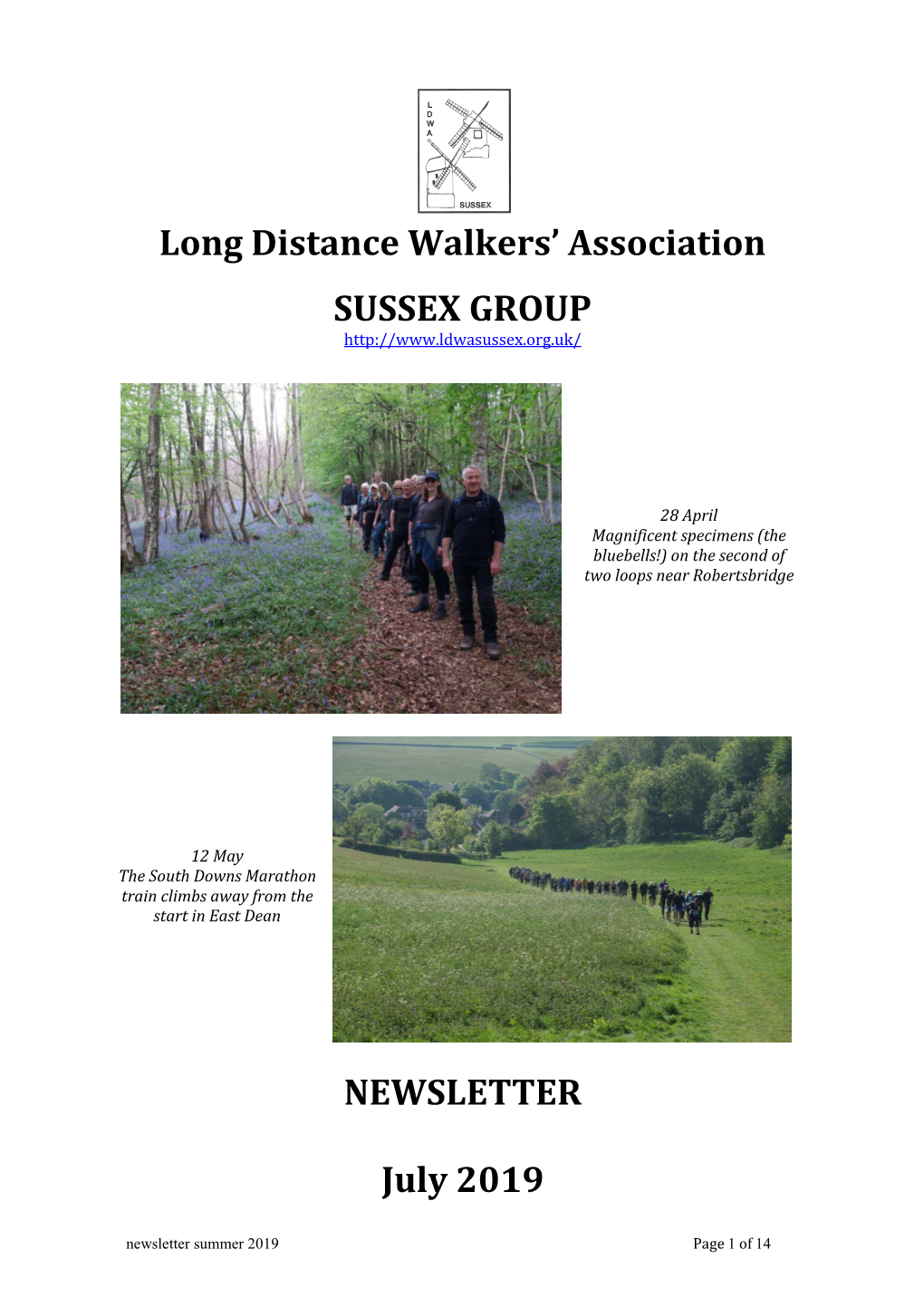 Newsletter Summer 2019 Page 1 of 14