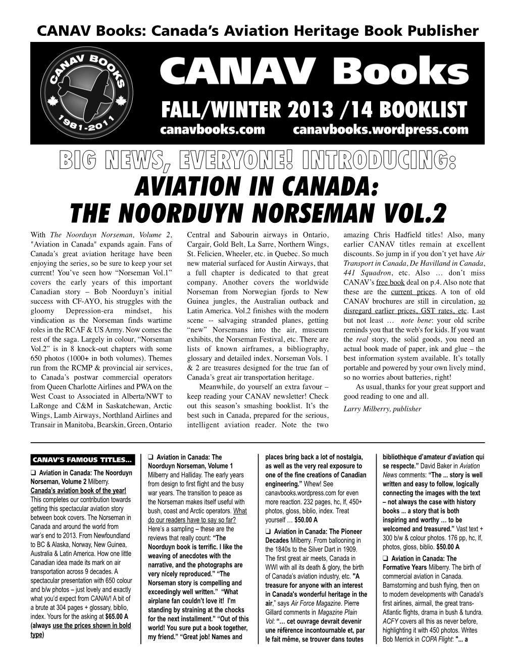 Aviation in Canada: the Noorduyn Norseman Vol.2
