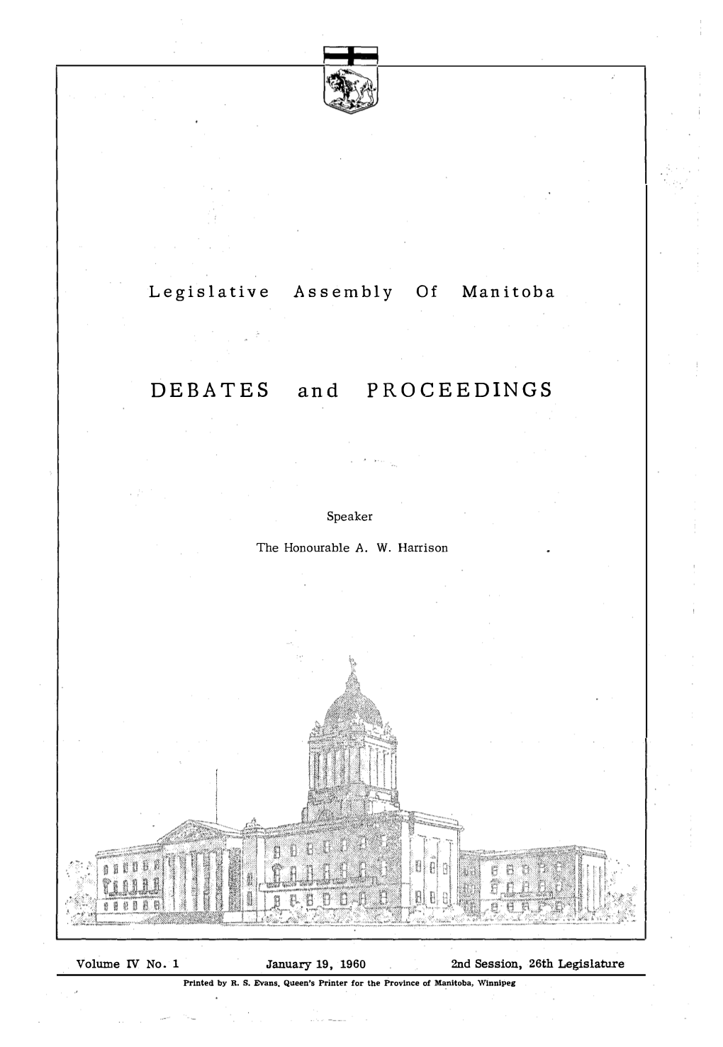 DEBATES and PROCEEDINGS