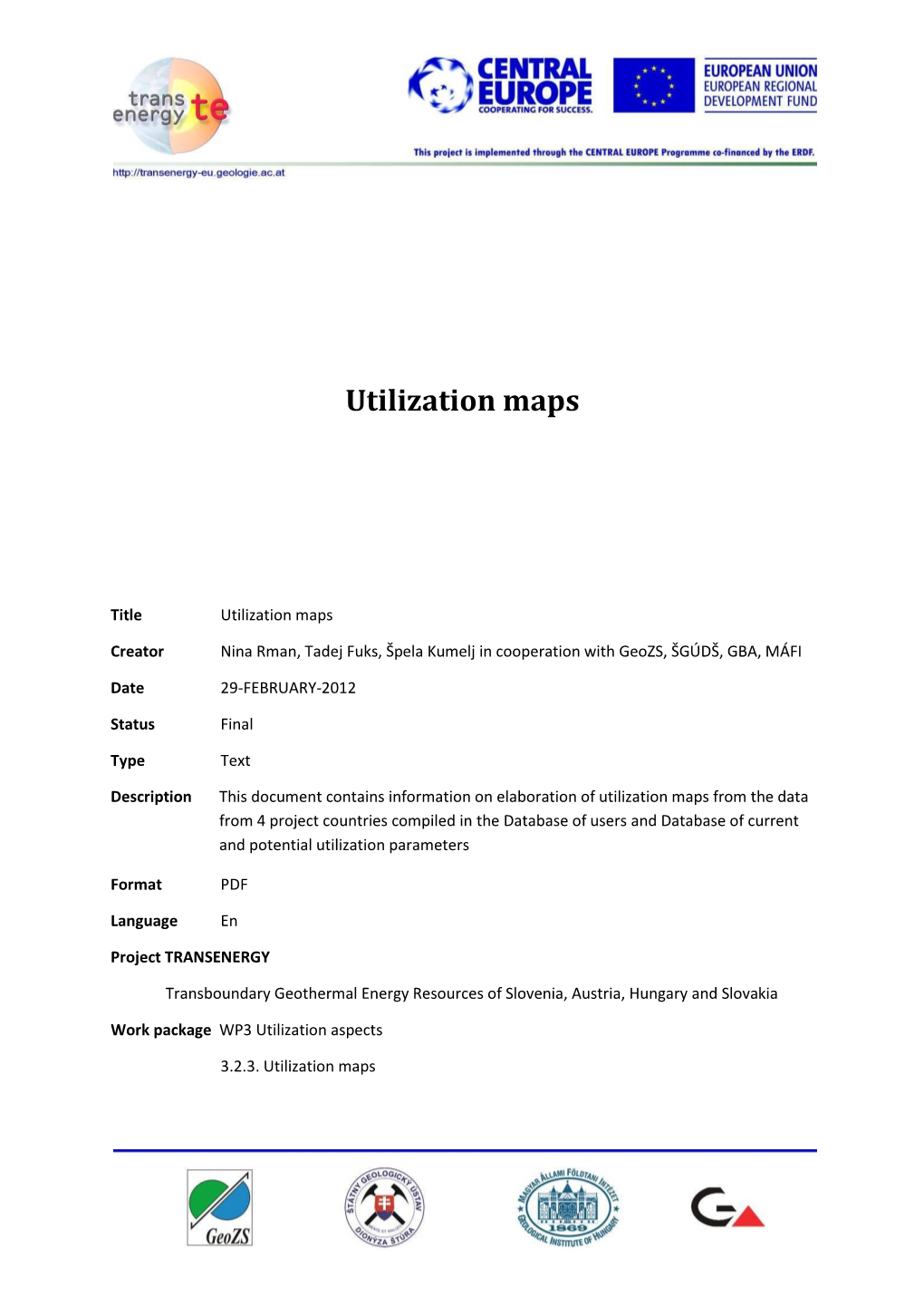 Utilization Maps
