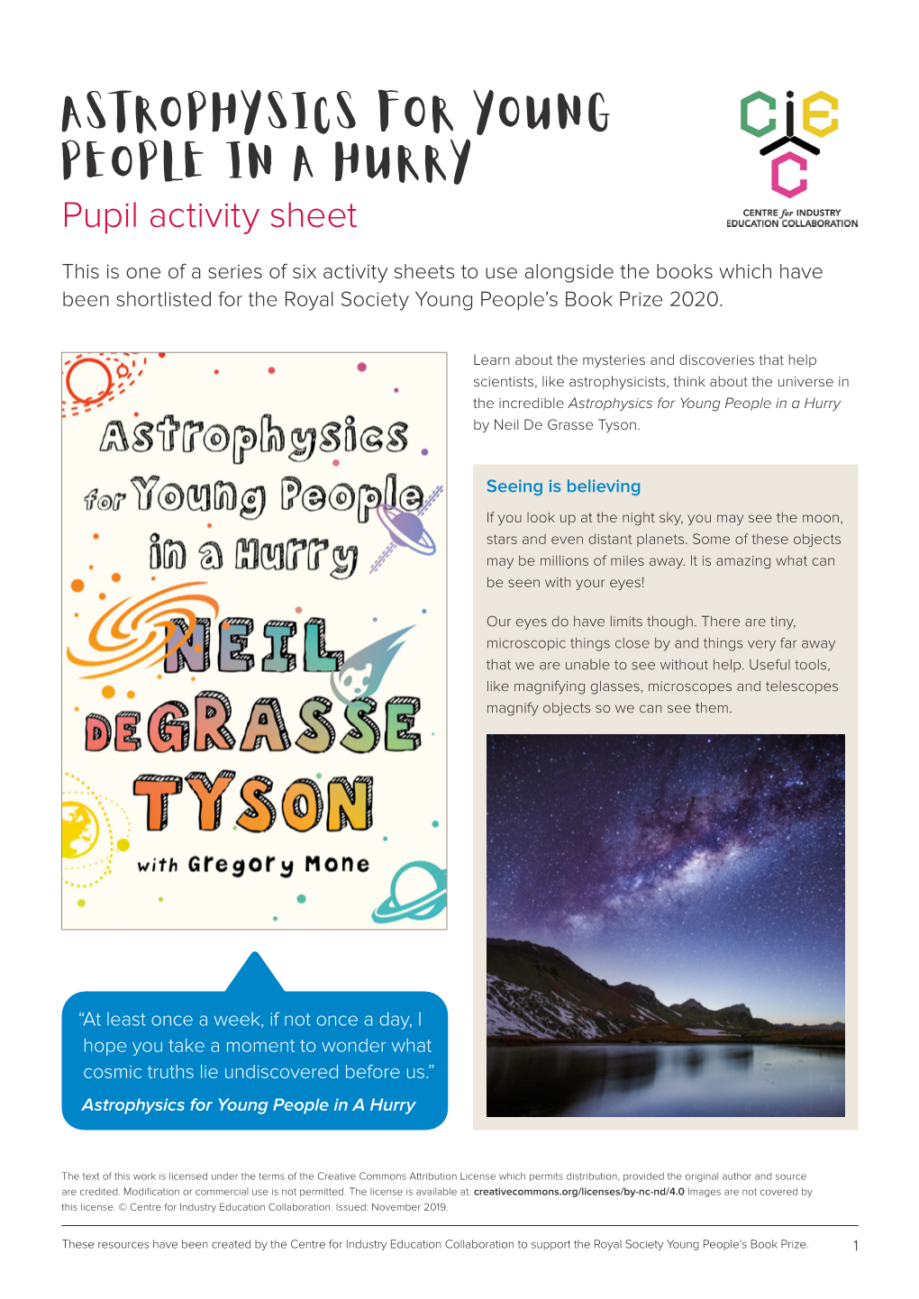 To Download the Young People's Book Prize Resources