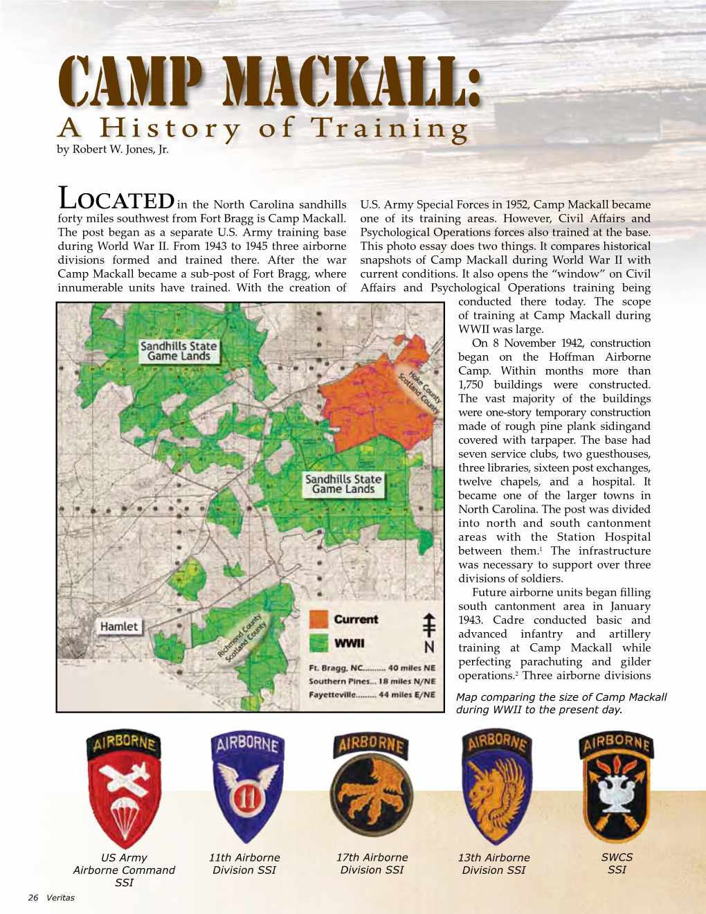 Camp Mackall: a History of Training by Robert W
