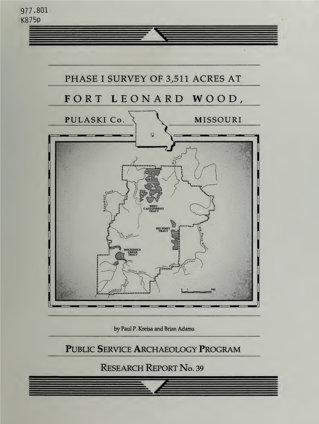 Phase I Survey of 3511 Acres At