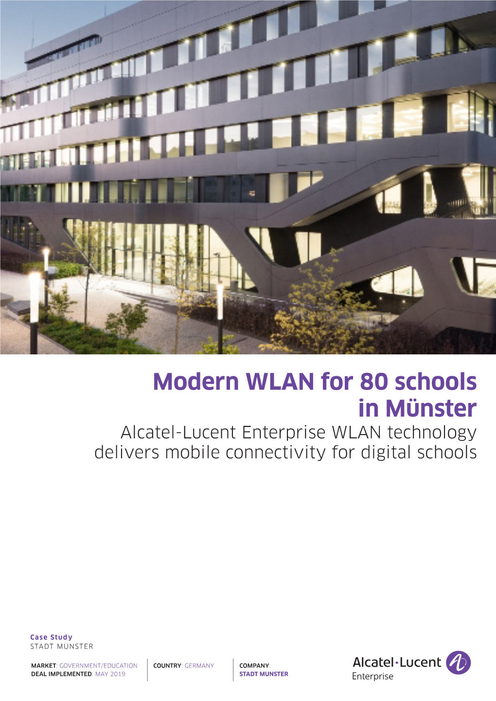 Modern WLAN for 80 Schools in Stadt Münster