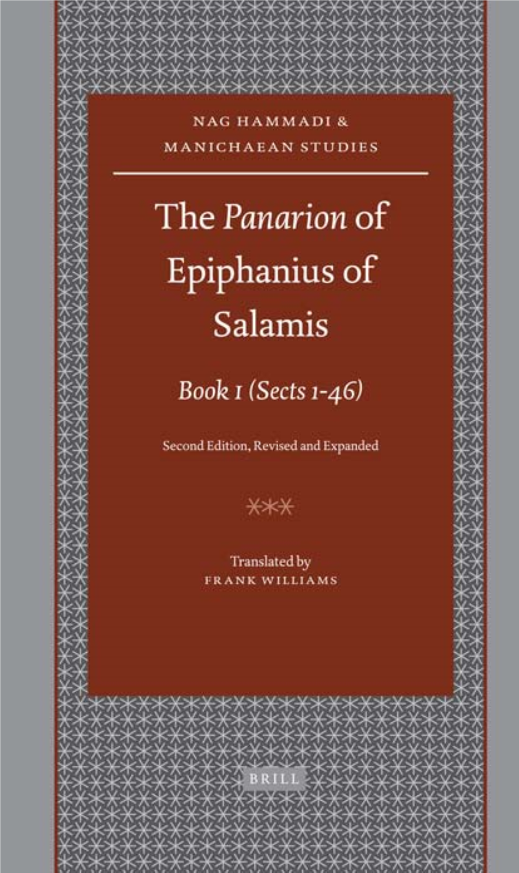 The Panarion. Book I (Sect 1-46)