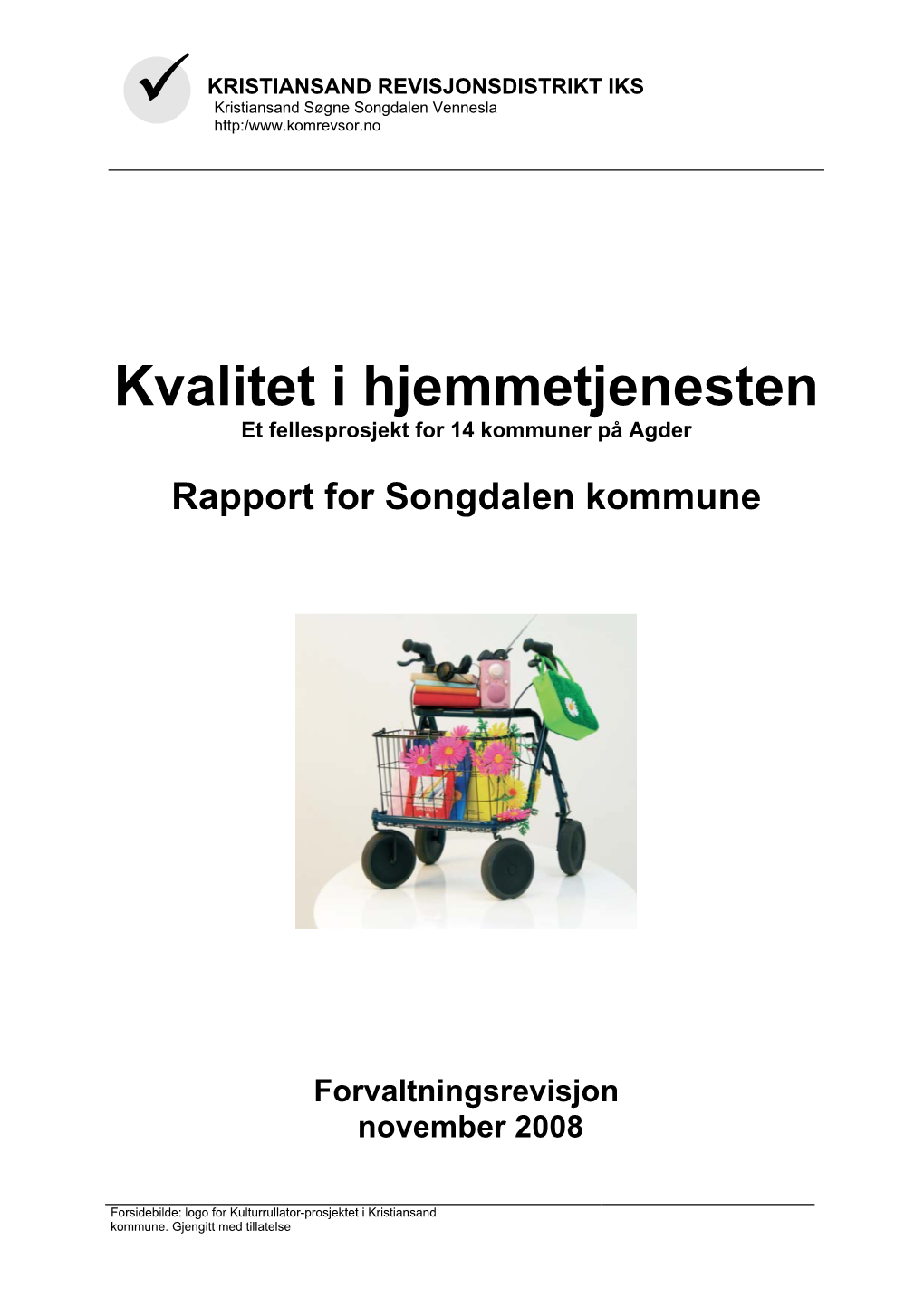 Kvalitet I Hjemmetjenesten – Songdalen Kommune