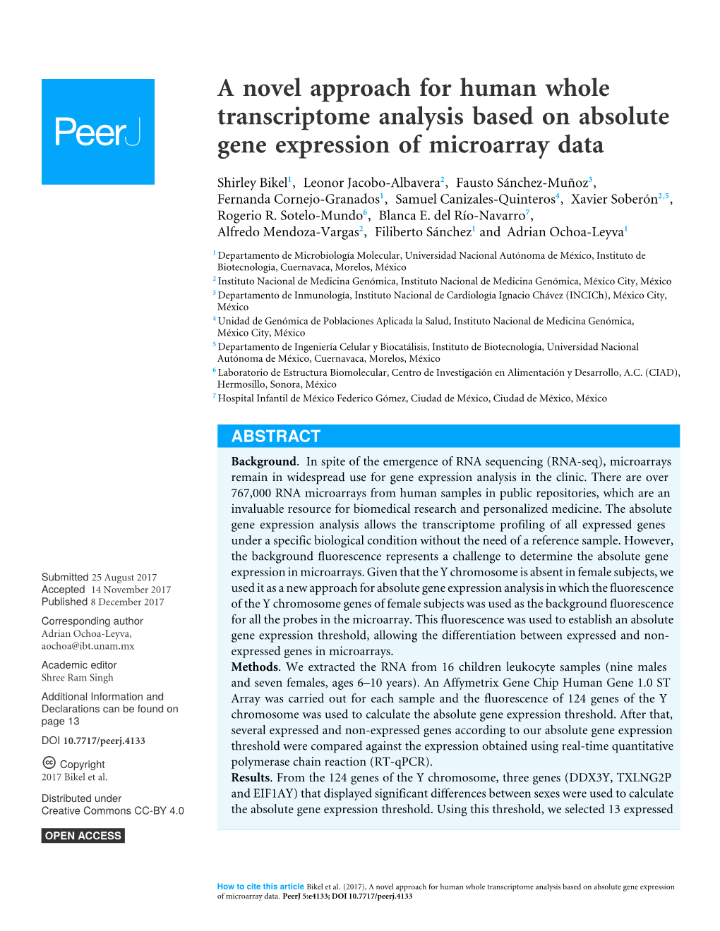 A Novel Approach for Human Whole Transcriptome Analysis Based on Absolute Gene Expression of Microarray Data
