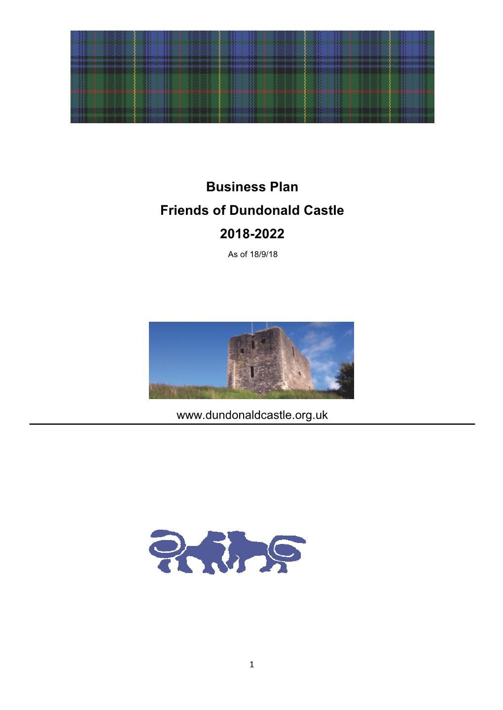 Business Plan Friends of Dundonald Castle 2018-2022
