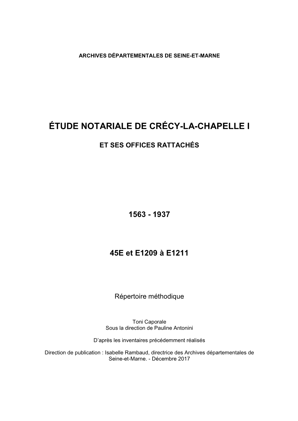 Étude Notariale De Crécy-La-Chapelle I Et Ses Offices Rattachés