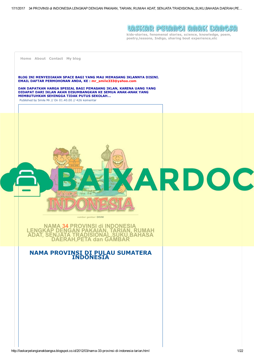 34 PROVINSI Di INDONESIA LENGKAP DENGAN PAKAIAN, TARIAN, RUMAH ADAT, SENJATA TRADISIONAL,SUKU,BAHASA DAERAH,PE…