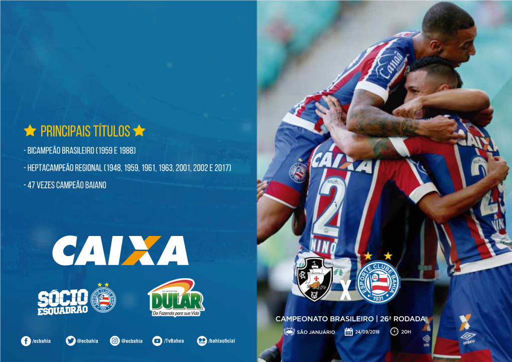 Vasco X Bahia