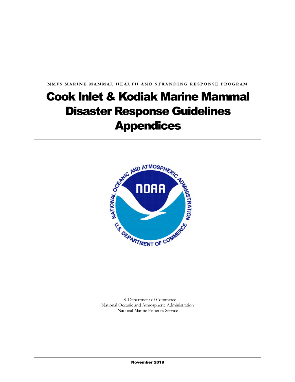 Cook Inlet & Kodiak Marine Mammal Disaster Response