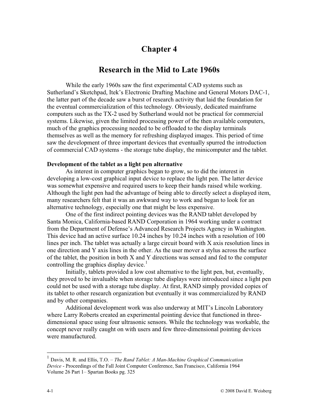 4 Research in the Second Half of the 1960S
