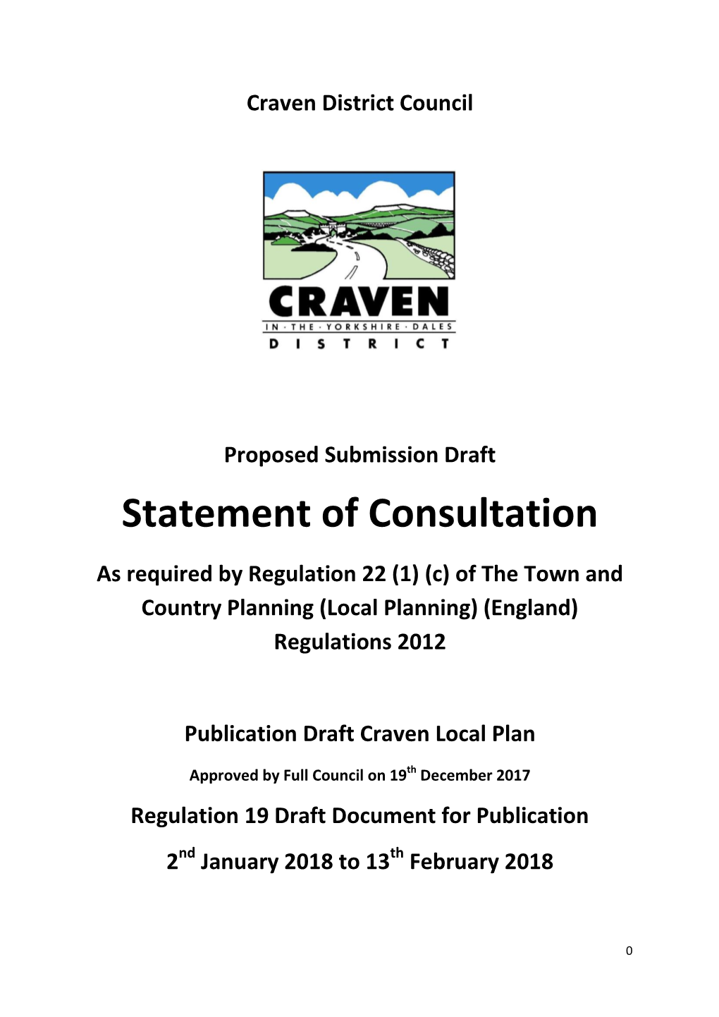 Statement of Consultation