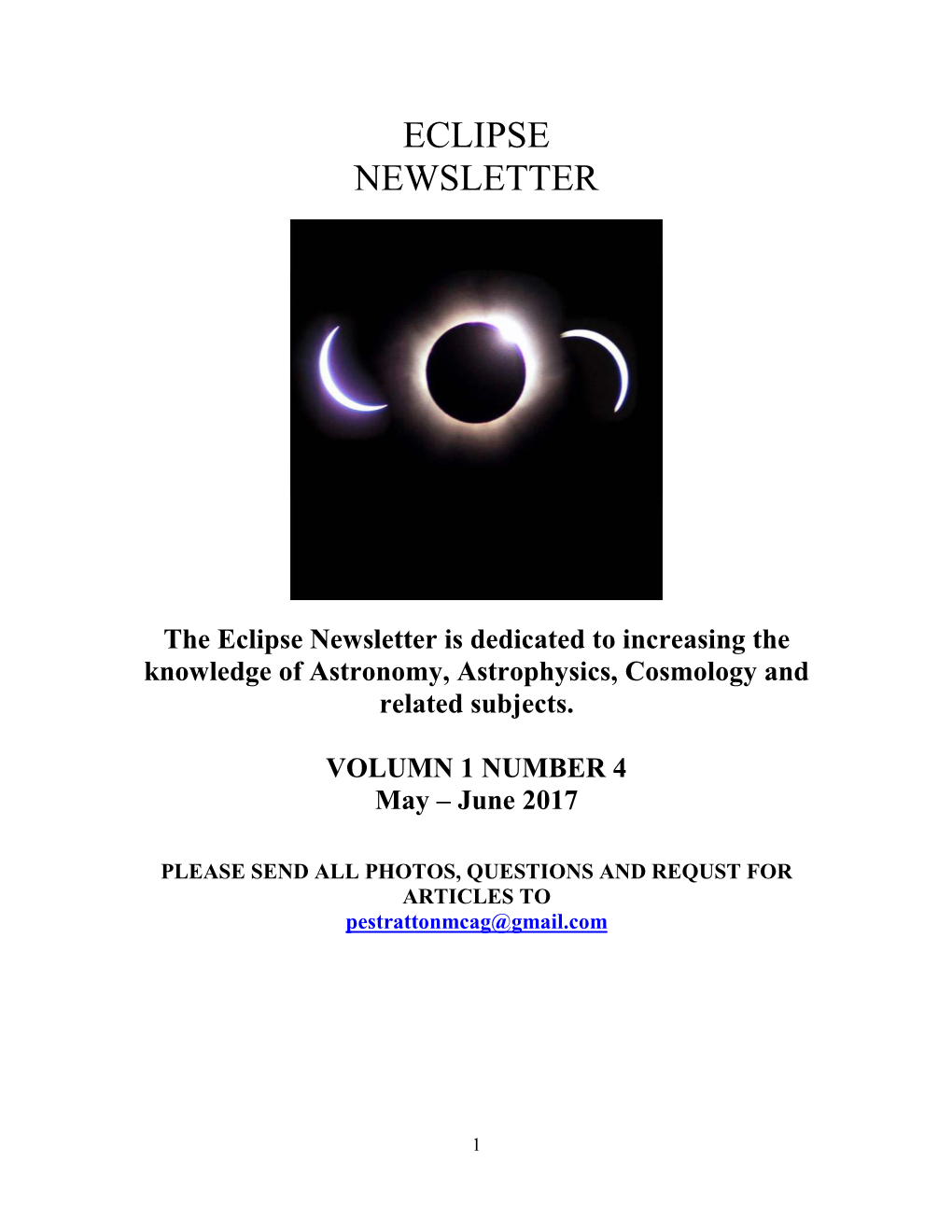 Eclipse Newsletter