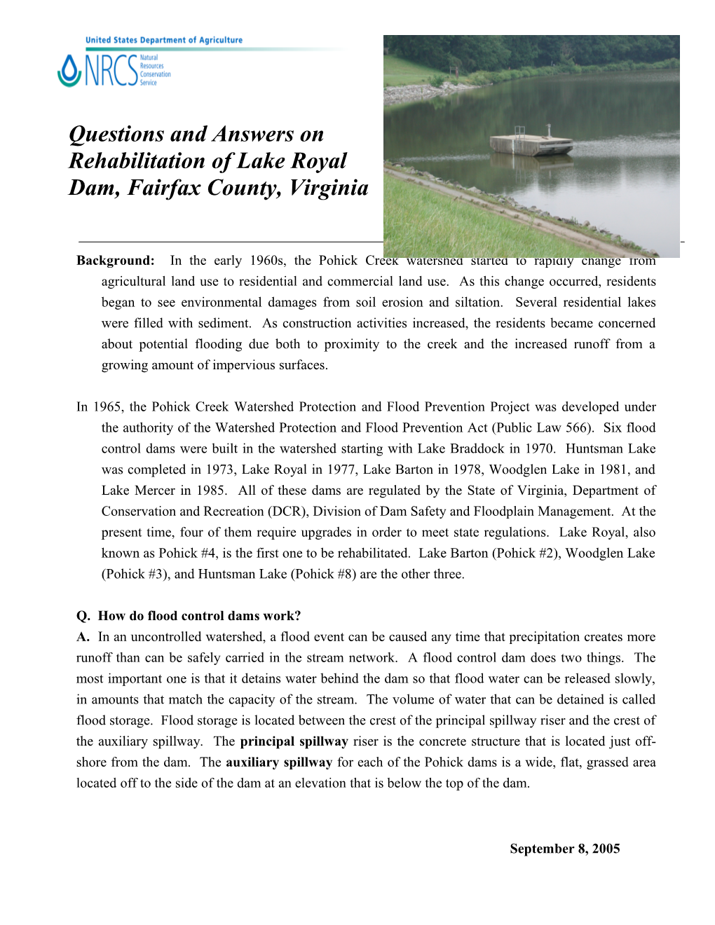 Q. How Do Flood Control Dams Work?