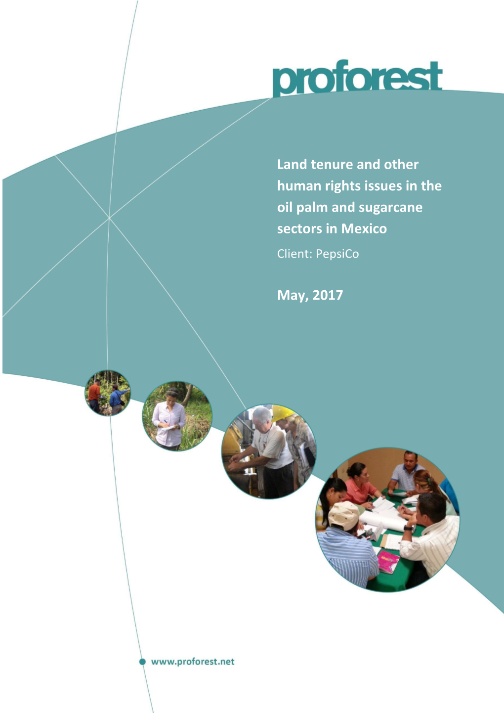 Land Tenure and Other Human Rights Issues in the Oil Palm and Sugarcane Sectors in Mexico Client: Pepsico