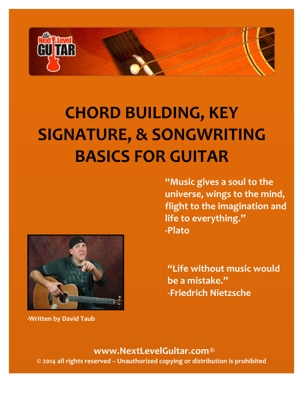 Chord Building, Key Signature, & Songwriting Basics For