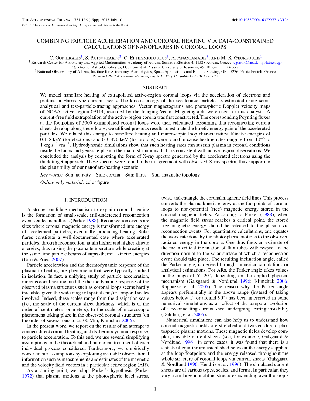 Combining Particle Acceleration and Coronal Heating Via Data-Constrained Calculations of Nanoflares in Coronal Loops