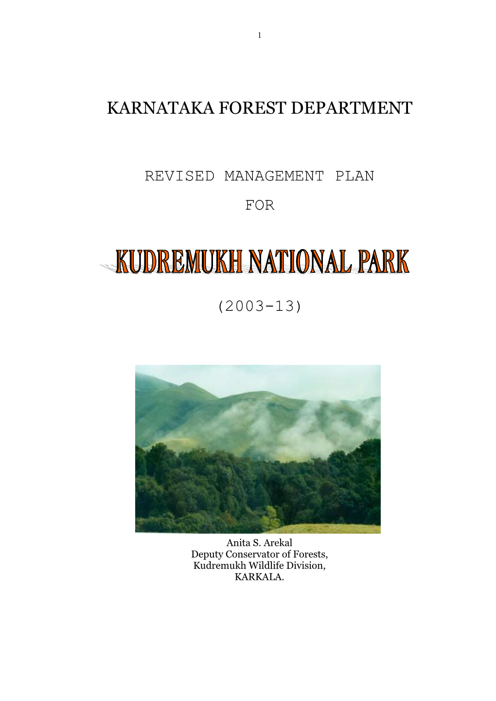 Karnataka Forest Department