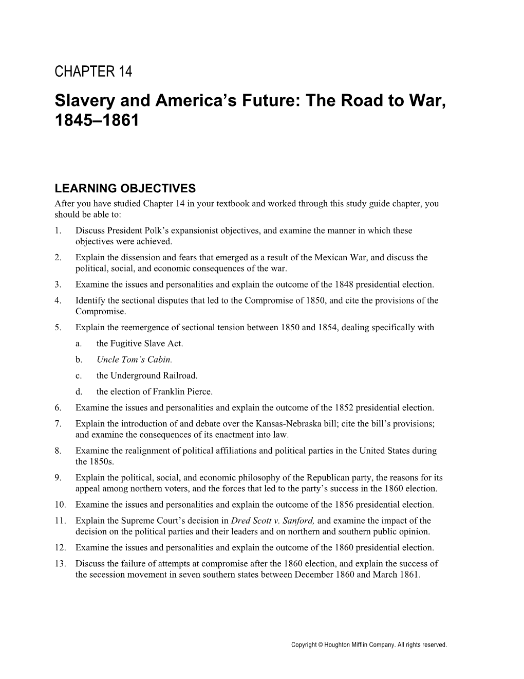 Slavery and America's Future