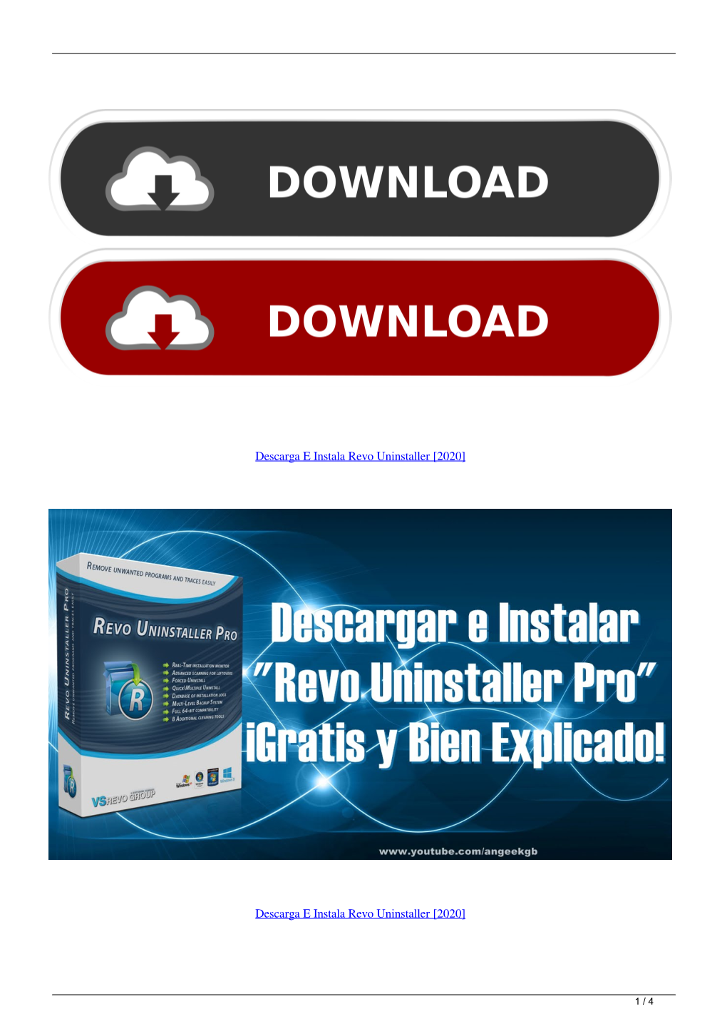 Descarga E Instala Revo Uninstaller 2020