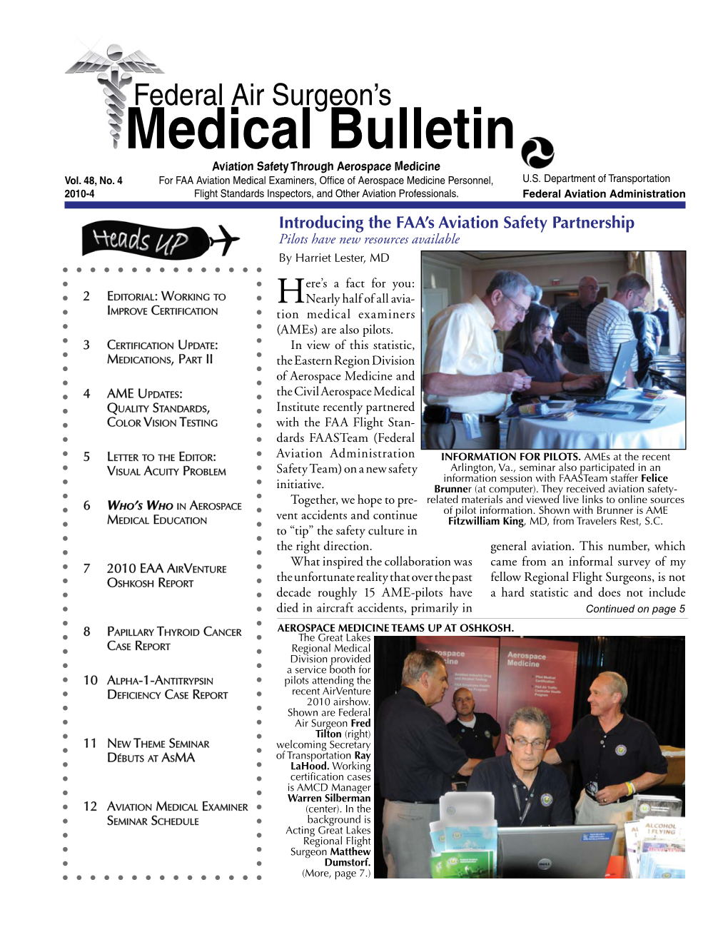 Federal Air Surgeon's Medical Bulletin • Vol