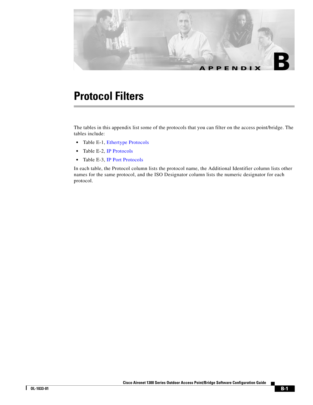Protocol Filters