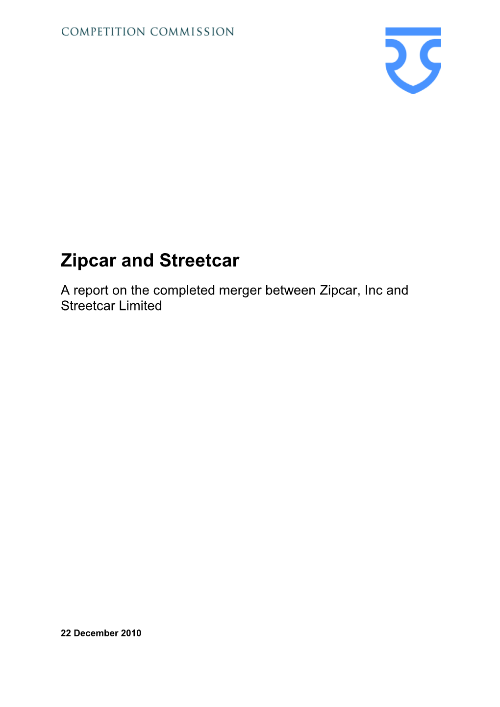 Zipcar/Streetcar Final Report