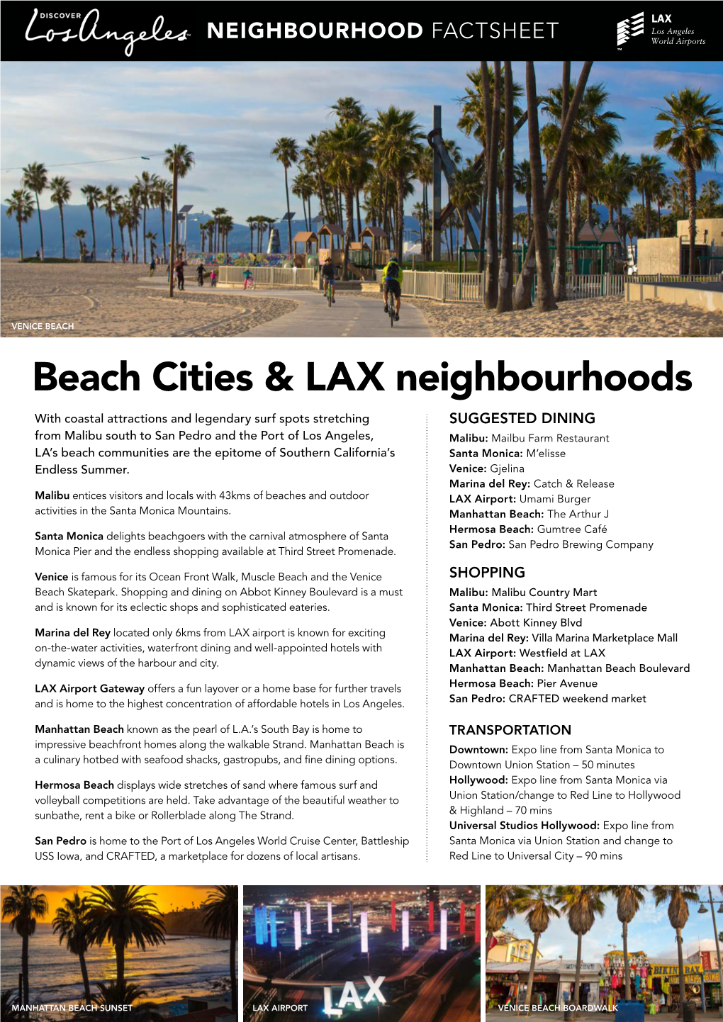 Beach Cities & LAX Neighbourhoods