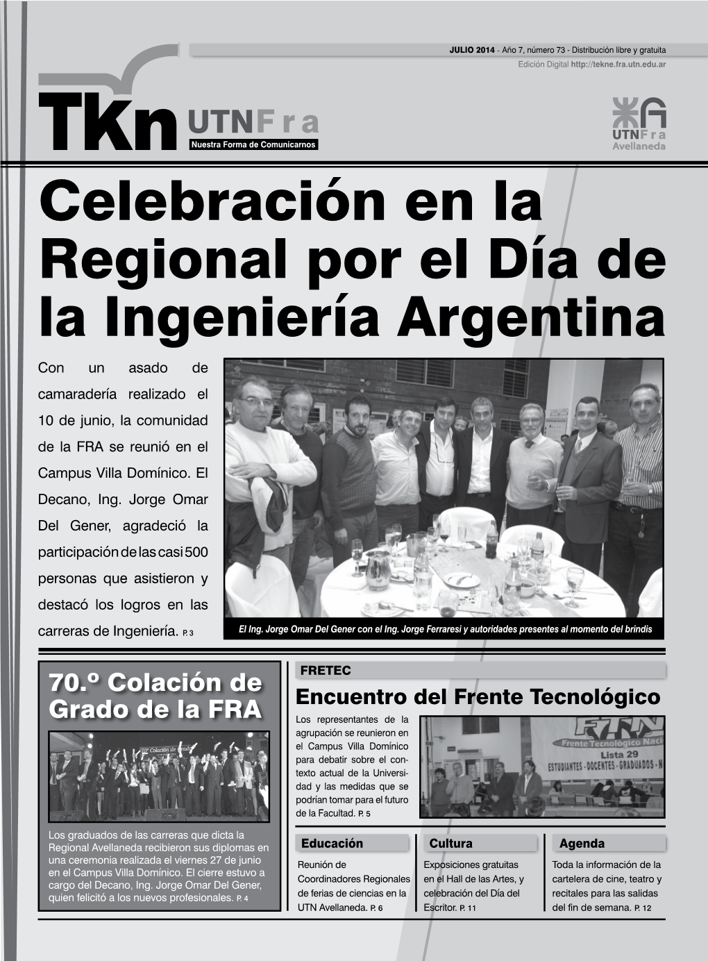 Celebración En La Regional Por El Día De La Ingeniería Argentina