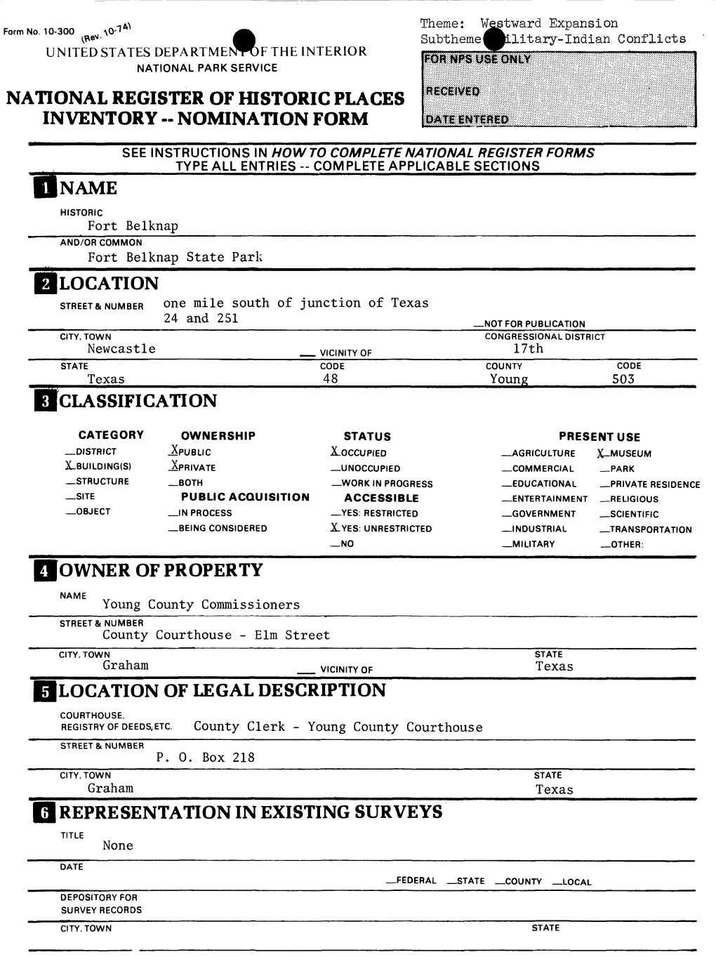 State Historic Preservation Officer Certification the Evaluated Significance of This Property Within the State Is