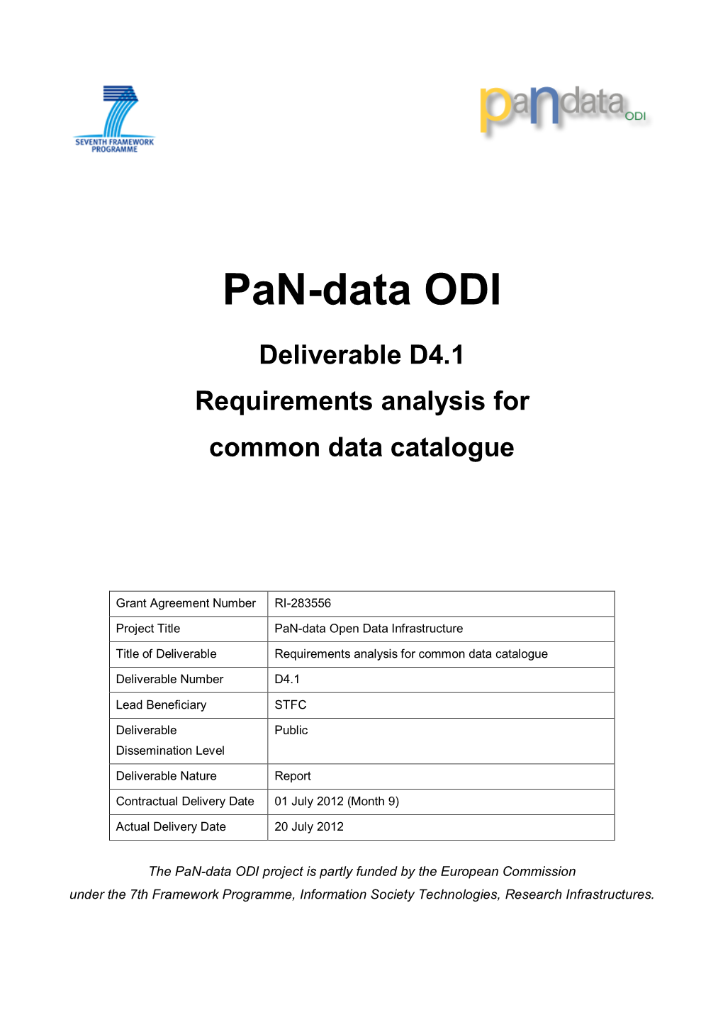 Pan-Data ODI