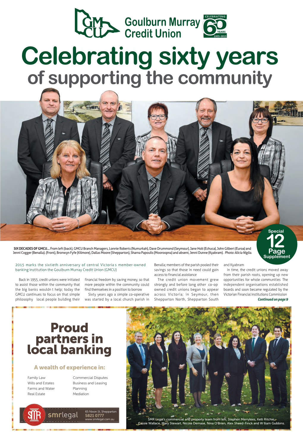 Celebrating Sixty Years of Supporting the Community