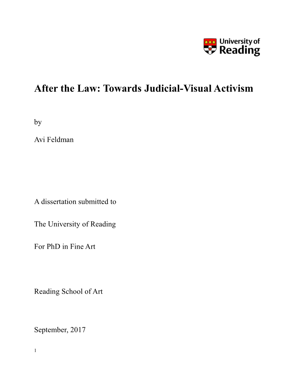 After the Law: Towards Judicial-Visual Activism