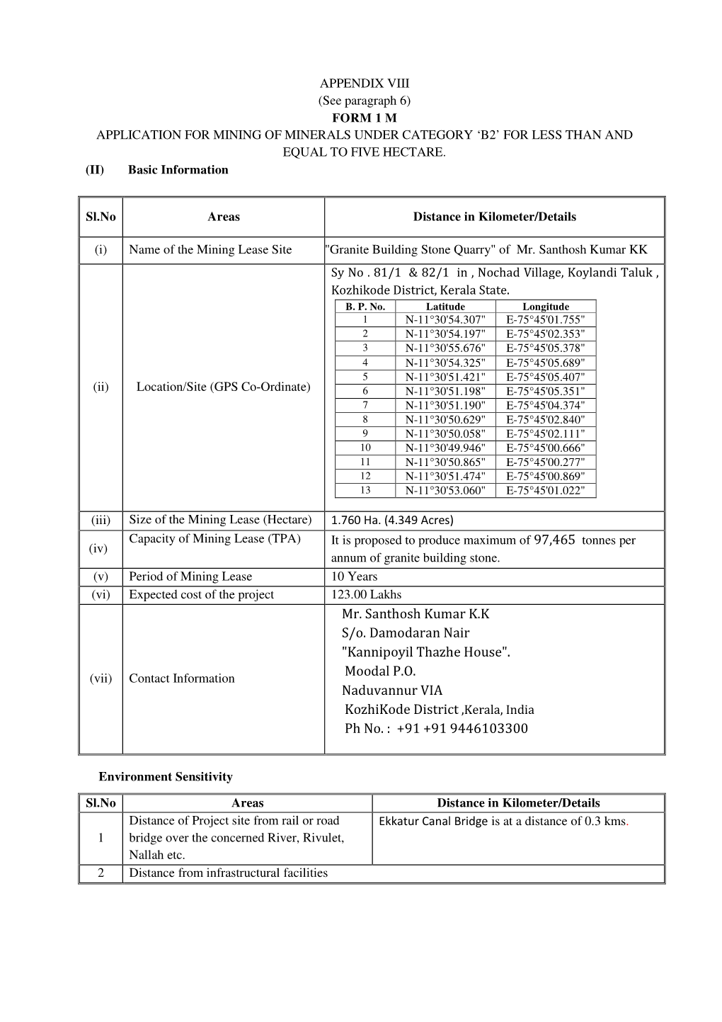 Moodal PO Naduvannur VIA Kozhikode District ,K