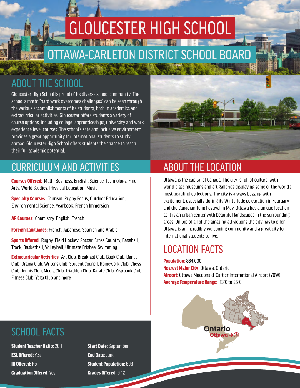 Gloucester High School Ottawa-Carleton District School Board