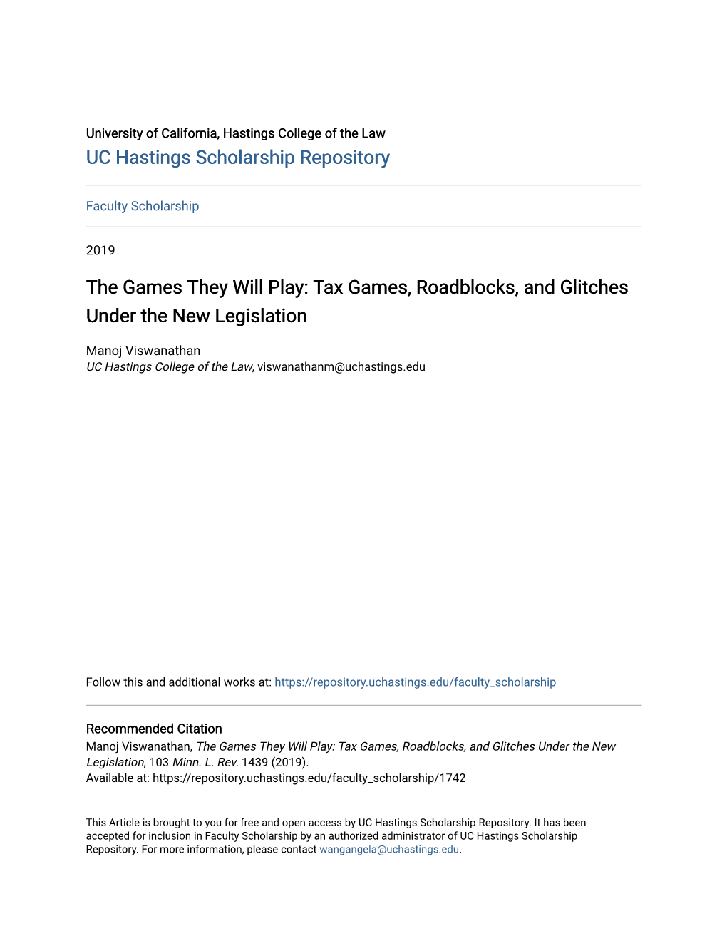 Tax Games, Roadblocks, and Glitches Under the New Legislation