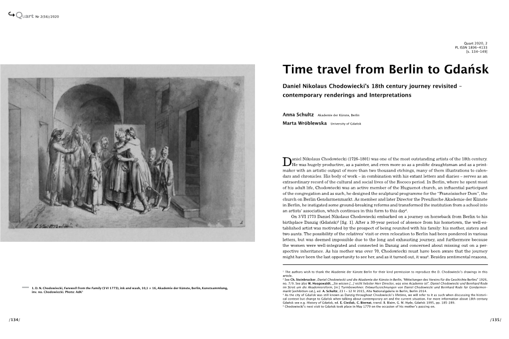 Time Travel from Berlin to Gdańsk