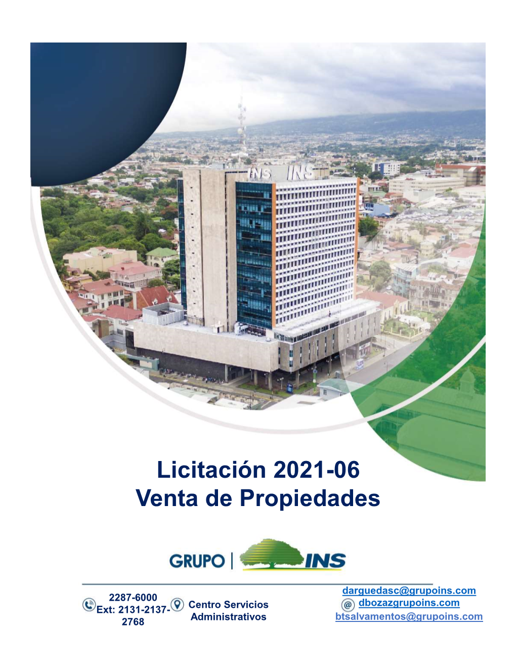 Licitación 2021-06 Venta De Propiedades