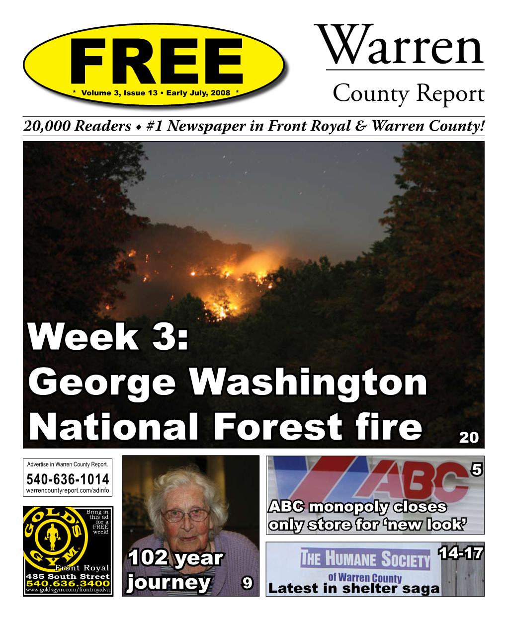 Week 3: George Washington National Forest Fire
