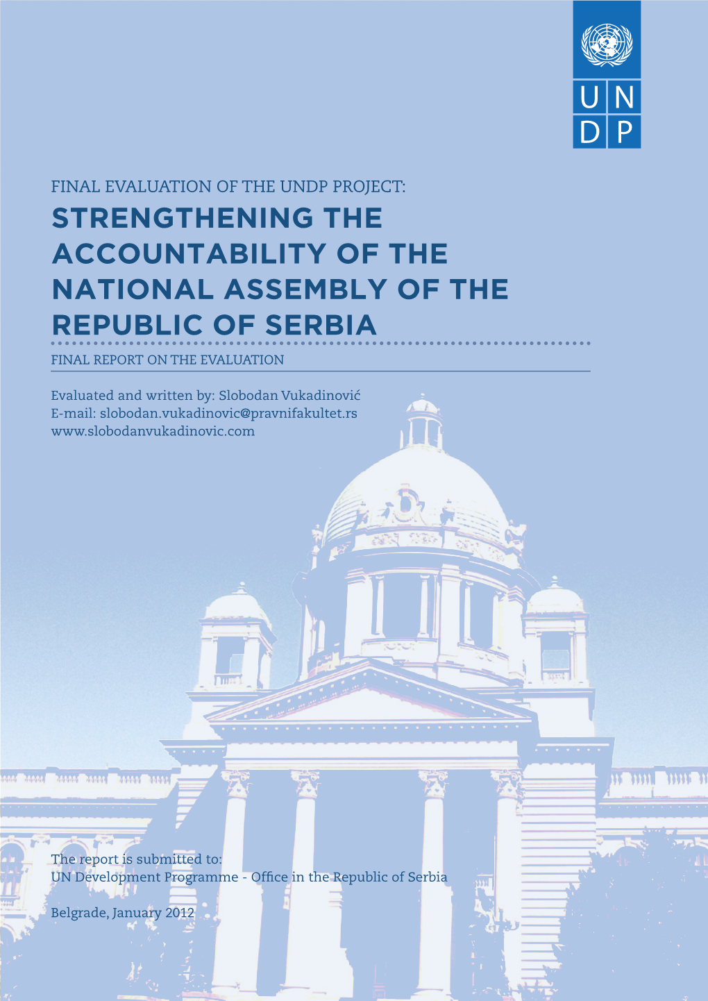 Strengthening the Accountability of the National Assembly of the Republic of Serbia