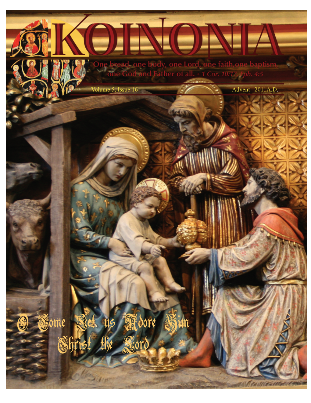 To Read the KOINONIA ADVENT 2011